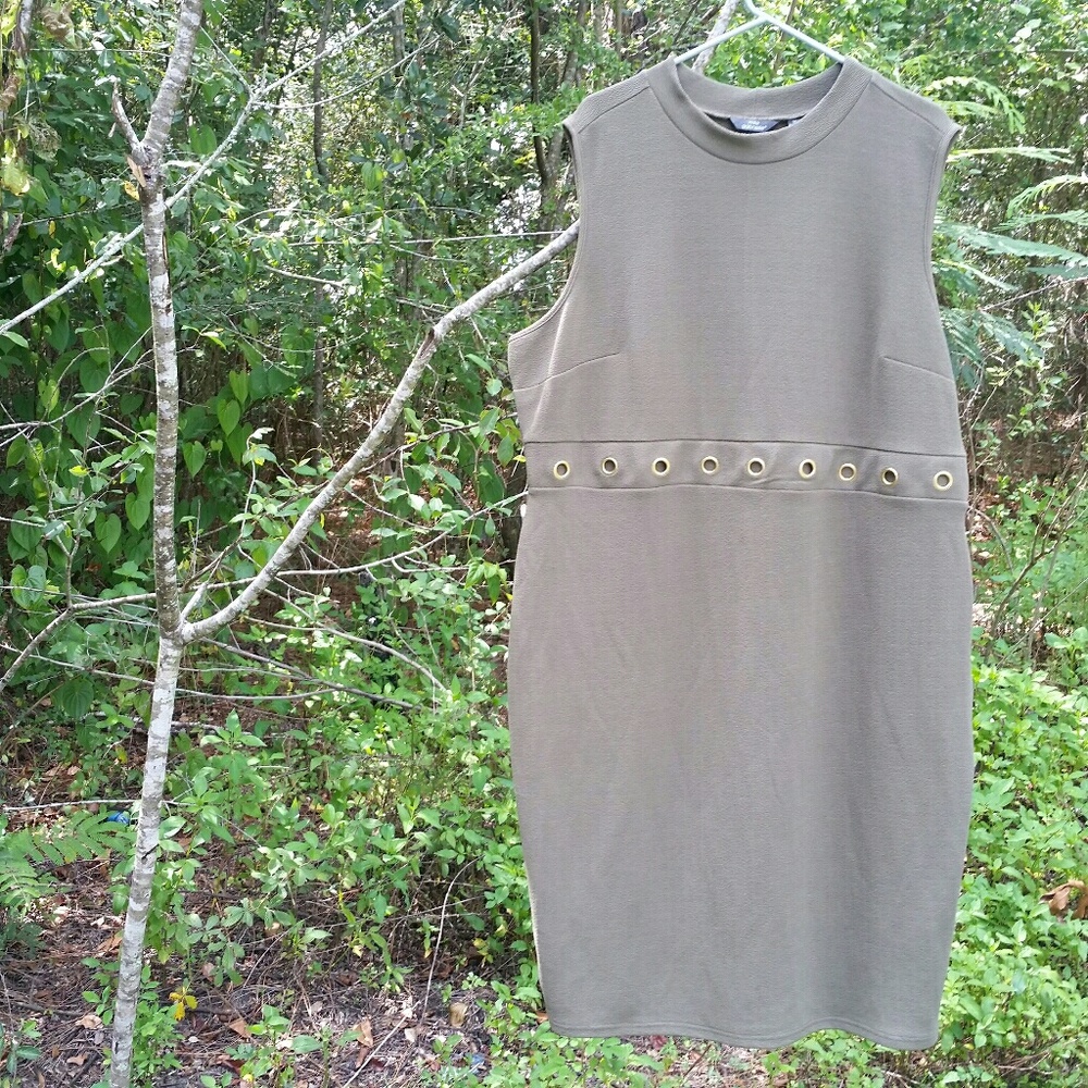 Mlle Gabrielle plus size 3x green dress NWT